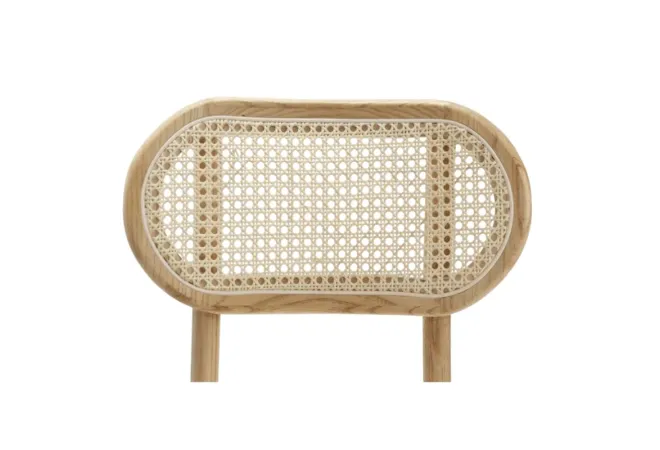 Chaise de réception en bois avec dos canné Chaise de réception en bois avec dos canné