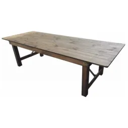 Table en bois rustique pliante Table en bois rustique pliante