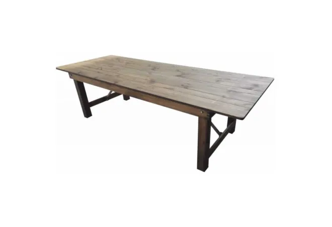 Table en bois rustique pliante Table en bois rustique pliante