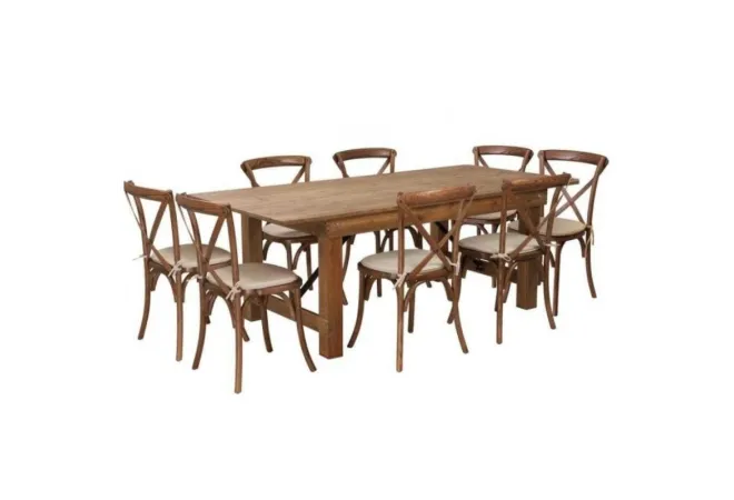 Table professionnel restauration en bois pliante Table professionnel restauration en bois pliante