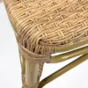 Chaise pour terrasse de café avec assise en rotin synthétique Chaise pour terrasse de café avec assise en rotin synthétique