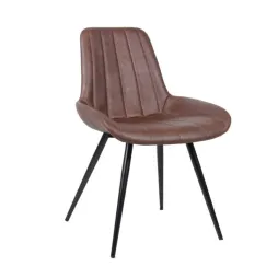 Chaise CHR en cuir synthétique marron Chaise CHR en cuir synthétique marron
