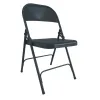Chaise pliante design grise