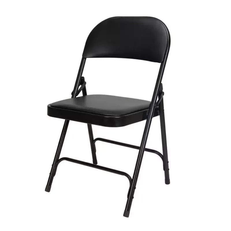 Chaise pliante avec assise et dossier en vinyle Chaise pliante avec assise et dossier en vinyle