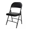 Chaise pliante avec assise et dossier en vinyle Chaise pliante avec assise et dossier en vinyle