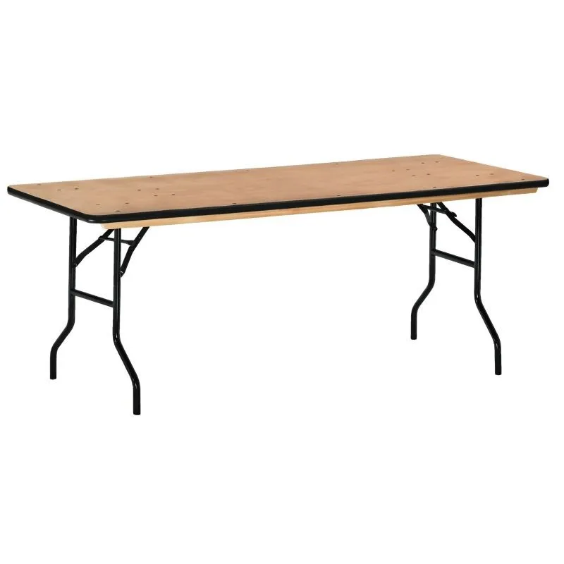 Table en bois pliante pour salle des fêtes