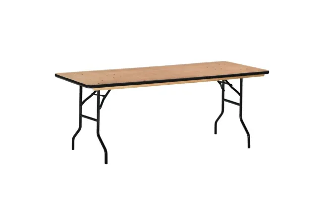 Table en bois pliante pour salle des fêtes