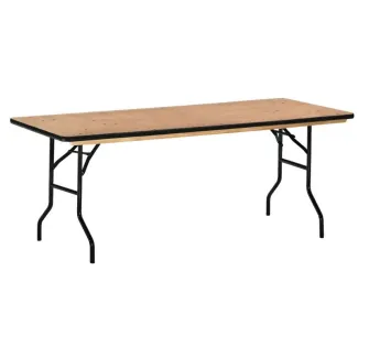 Table en bois pliante pour salle des fêtes