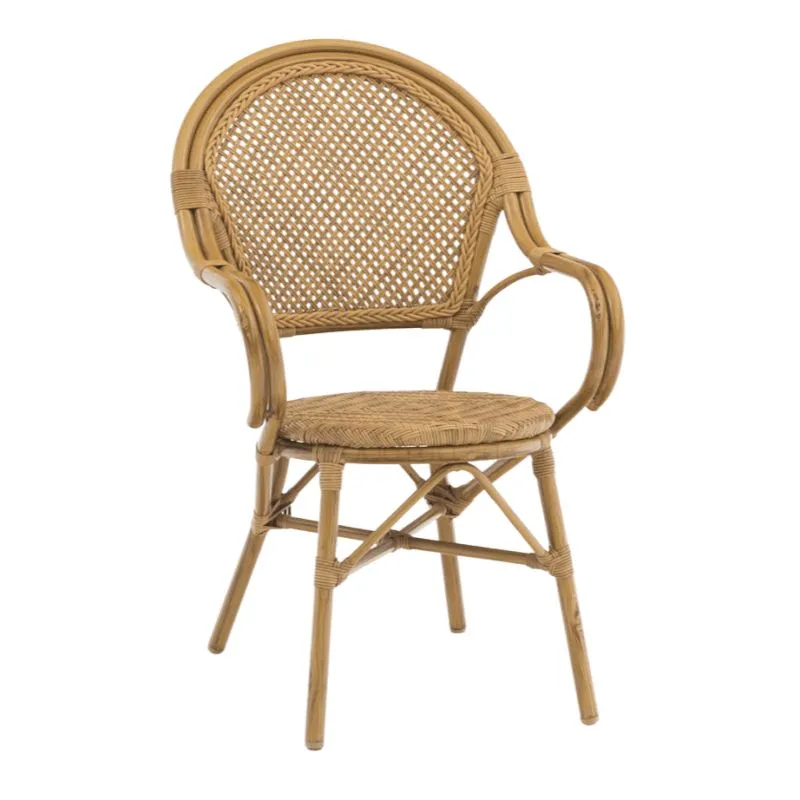 Fauteuil terrasse CHR en rotin synthétique