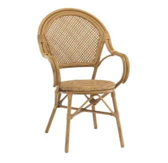 Fauteuil terrasse CHR en rotin synthétique