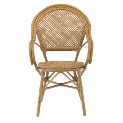 Fauteuil jardin extérieur en aluminium et rotin synthétique