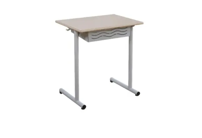 Bureau scolaire 1 place en mélaminé avec casier Bureau scolaire 1 place en mélaminé avec casier