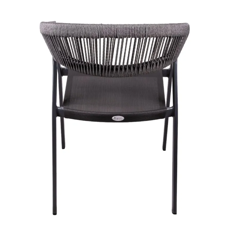 Chaise CHR extérieur en textilène et cordes Chaise CHR extérieur en textilène et cordes
