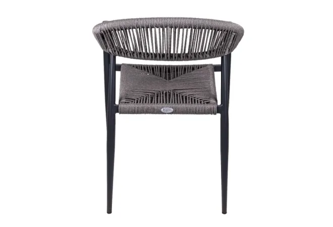 Fauteuil extérieur pour terrasse vu de dos Fauteuil extérieur pour terrasse vu de dos