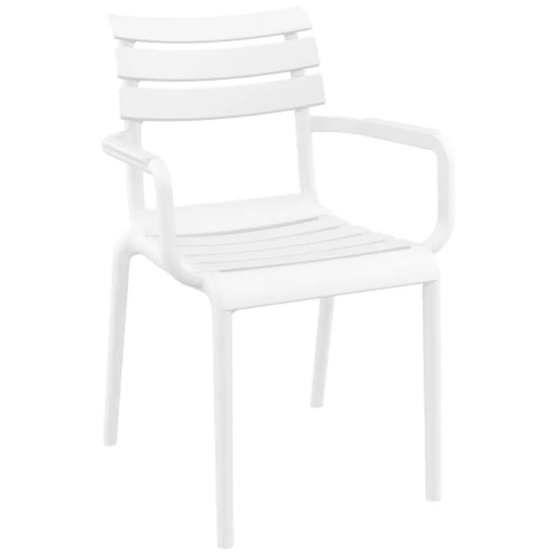 Fauteuil CHR extérieur polypropylène blanc Fauteuil CHR extérieur polypropylène blanc