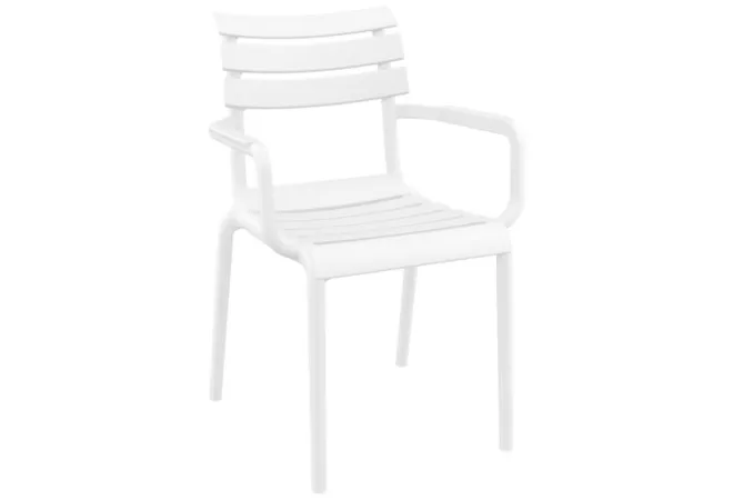 Fauteuil CHR extérieur polypropylène blanc Fauteuil CHR extérieur polypropylène blanc