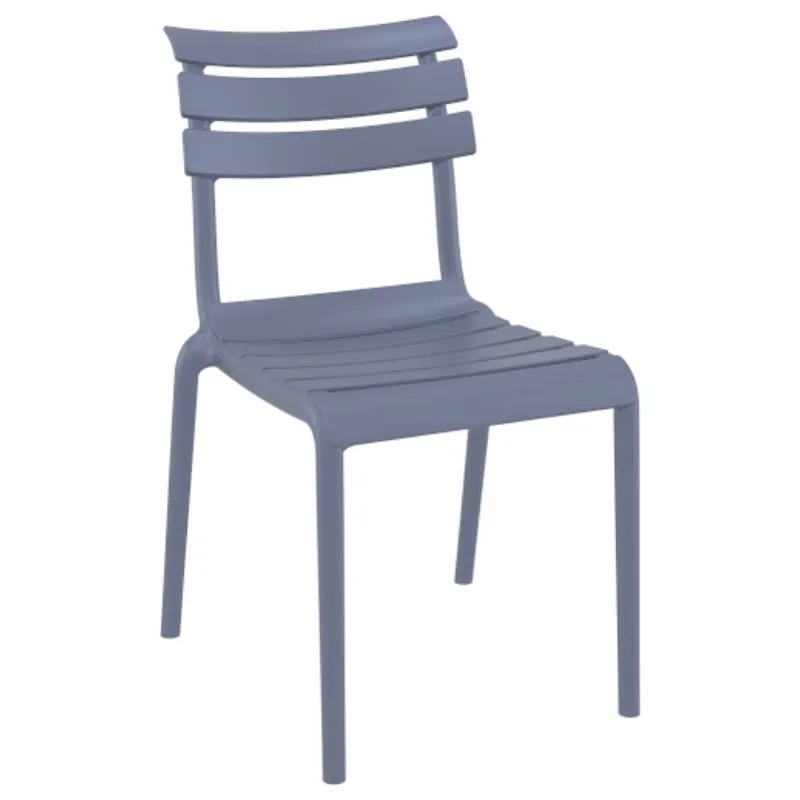Chaise extérieur plastique gris Chaise extérieur plastique gris