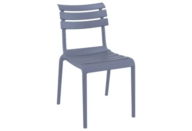 Chaise extérieur plastique gris Chaise extérieur plastique gris