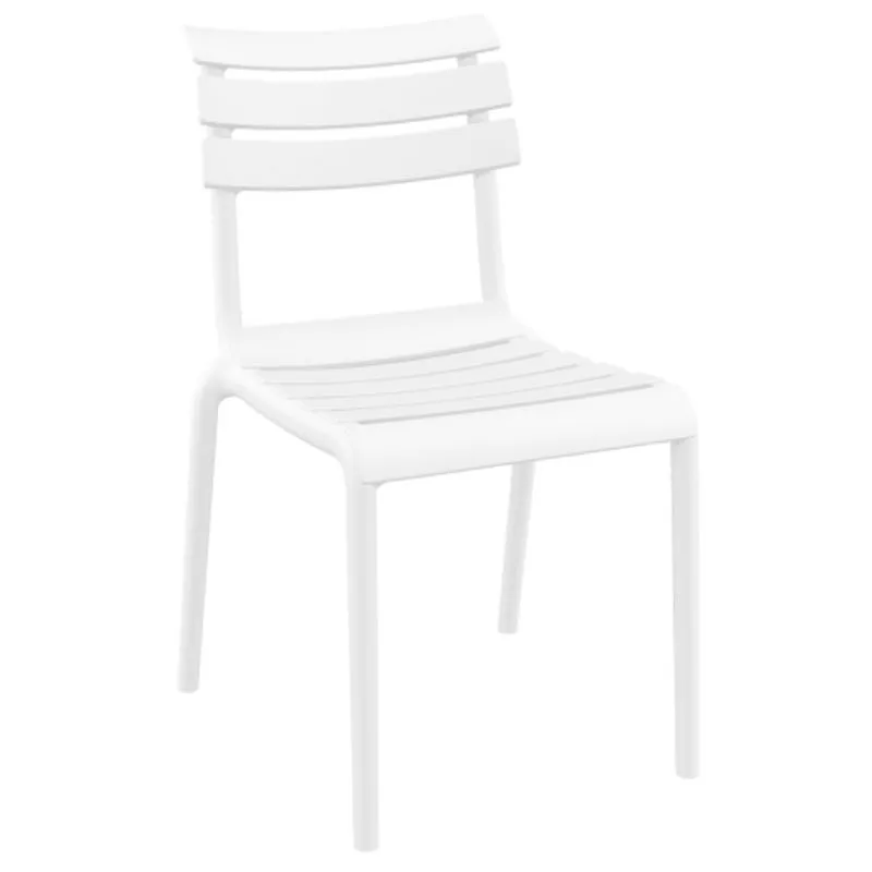 Chaise CHR extérieure plastique blanc Chaise CHR extérieure plastique blanc