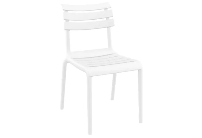 Chaise CHR extérieure plastique blanc Chaise CHR extérieure plastique blanc