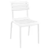 Chaise CHR extérieure plastique blanc Chaise CHR extérieure plastique blanc