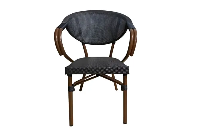 Fauteuil de terrasse pro coloris gris foncé Fauteuil de terrasse pro coloris gris foncé