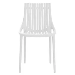 Chaise terrasse CHR en polypro recyclé blanc Chaise terrasse CHR en polypro recyclé blanc