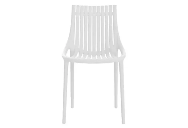 Chaise terrasse CHR en polypro recyclé blanc Chaise terrasse CHR en polypro recyclé blanc