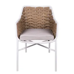 Fauteuil pour extérieur professionnel avec coussin amovible Fauteuil pour extérieur professionnel avec coussin amovible