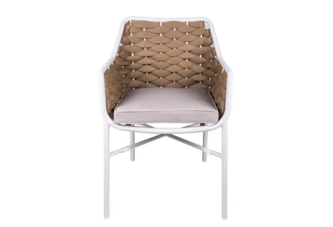 Fauteuil pour extérieur professionnel avec coussin amovible Fauteuil pour extérieur professionnel avec coussin amovible