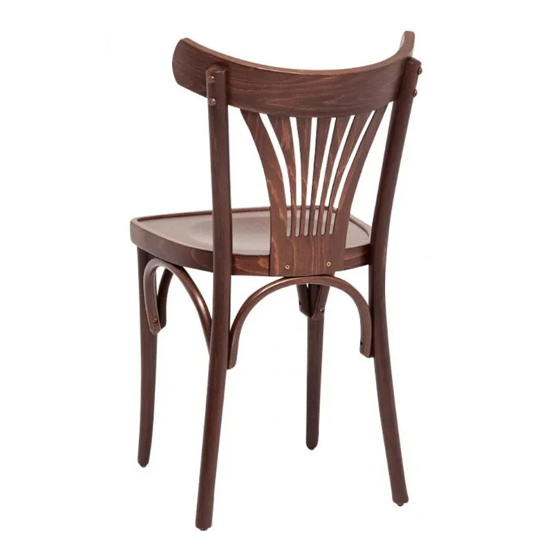 Chaise de café en bois Wengé Chaise de café en bois Wengé