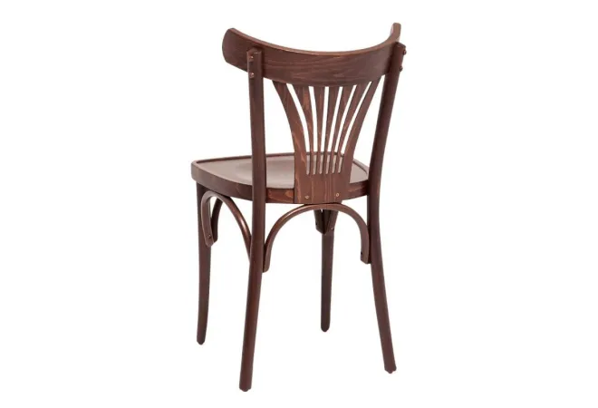 Chaise de café en bois Wengé Chaise de café en bois Wengé