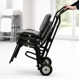 Diable de transport pour chaises empilables Diable de transport pour chaises empilables