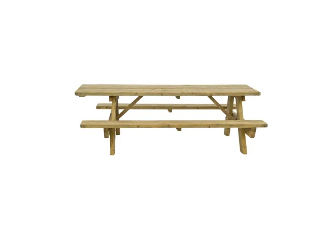Table pique nique en bois PMR Table pique nique en bois PMR