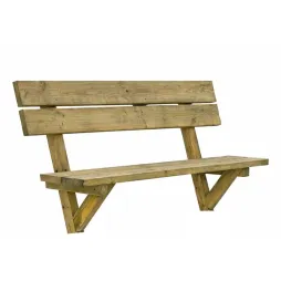 Banc en bois extérieur