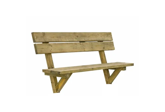 Banc en bois extérieur