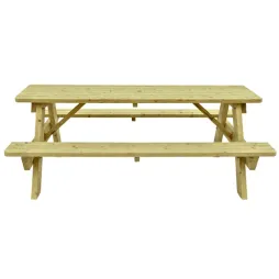Table en bois extérieure en bois Table en bois extérieure en bois
