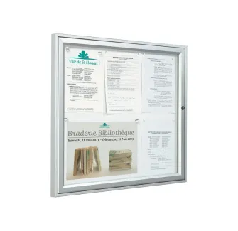 Vitrine d'affichage extérieure procity