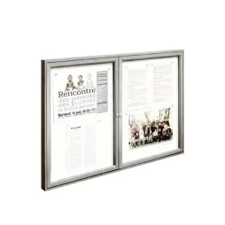 Vitrine tradition anodisé Procity Vitrine tradition anodisé Procity