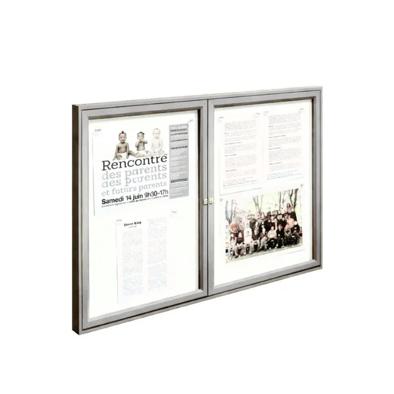 Vitrine tradition anodisé Procity Vitrine tradition anodisé Procity