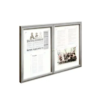 Vitrine tradition anodisé Procity