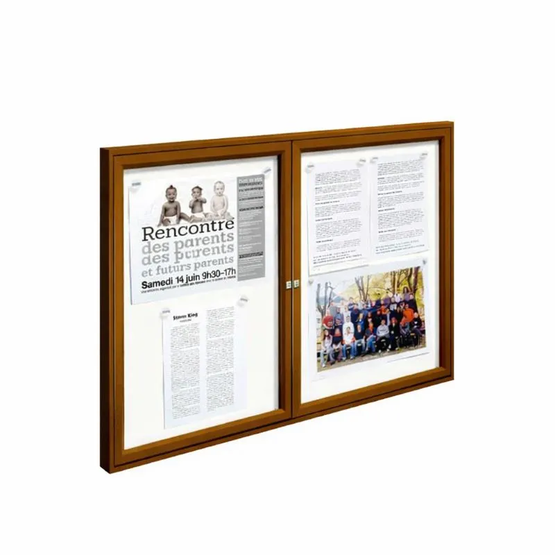 Vitrine d'affichage extérieur Procity