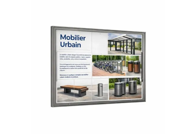 Vitrine extérieure pour affichage Procity Vitrine extérieure pour affichage Procity