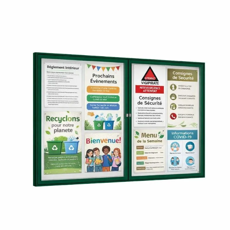 Vitrine peinte extérieure Procity Vitrine peinte extérieure Procity