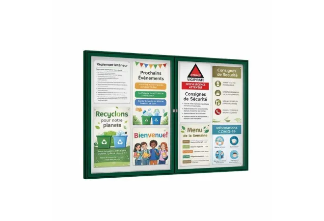 Vitrine peinte extérieure Procity Vitrine peinte extérieure Procity