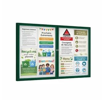 Vitrine peinte extérieure Procity