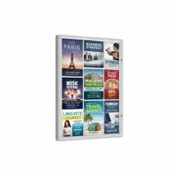 Vitrine d'affichage extérieure procity