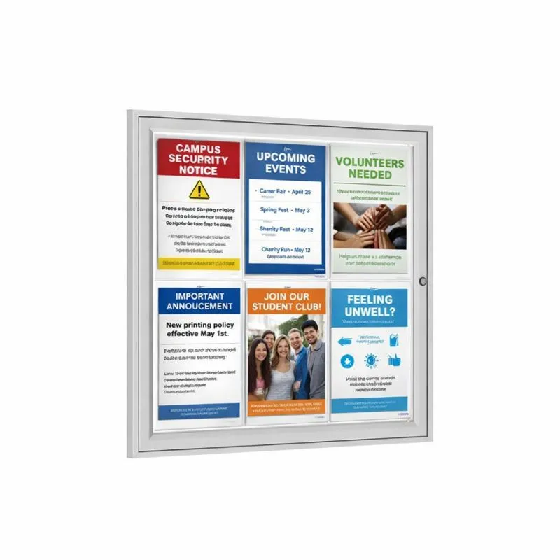 Vitrine d'affichage intérieur Référence Procitt