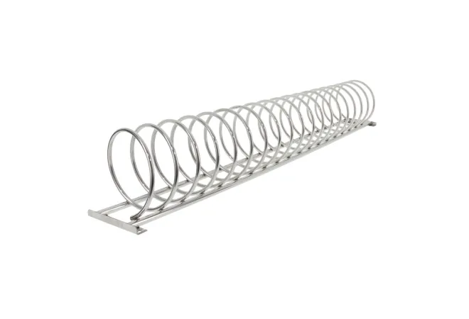 Support à vélo en spirale