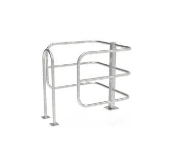 Barrière sélective tournante en galva Procity